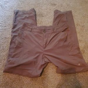 Columbia zip off pants. Womans 10
